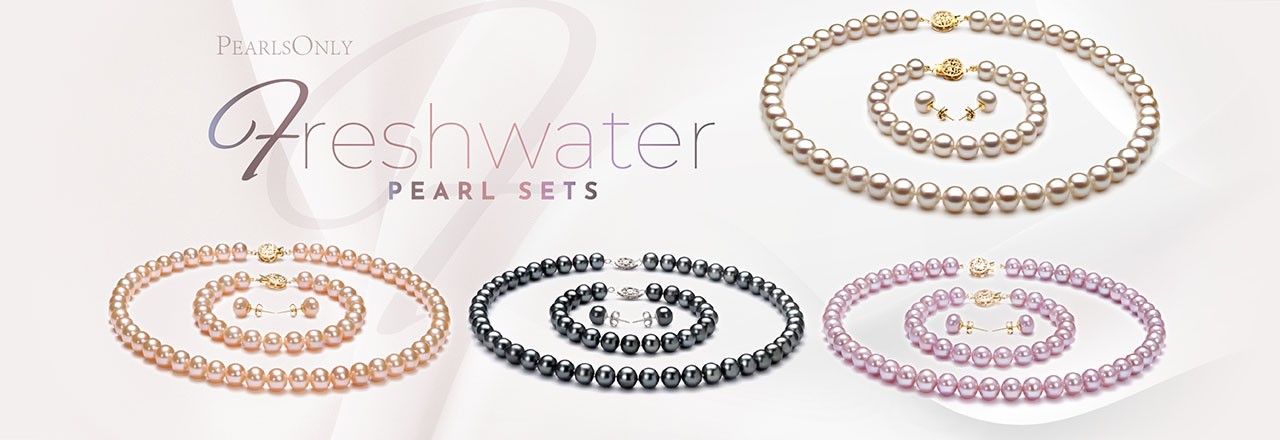 PearlsOnly Freshwater Pearl Set