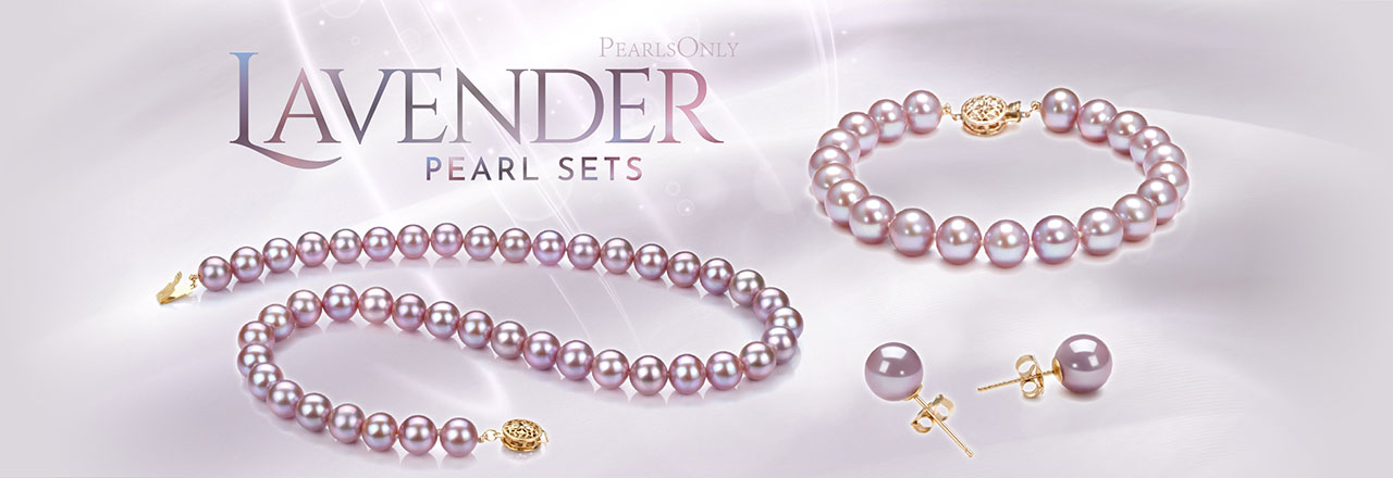 PearlsOnly Lavender Pearl Sets