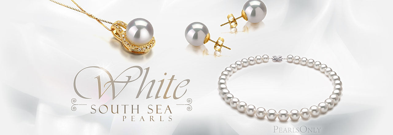 PearlsOnly White South Sea Pearls