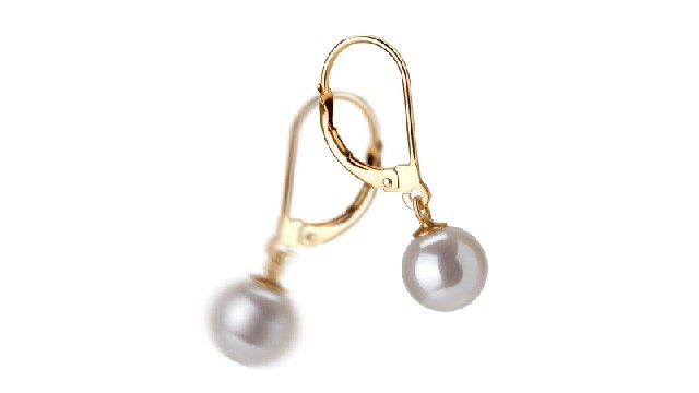 View White Pearl Earrings collection
